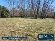 Terrain 1000 m2 gamarde les bains