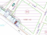 Terrain 1 058 m²