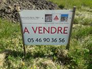 Terrain constructible 920m2 NIEUL LES SAINTES