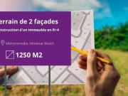 Terrain de 1250 m2 en vente Mohammedia, Casablanca Settat