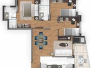 Terrasse Botanique 1201 Cobertura Duplex 3 quartos 1 suíte