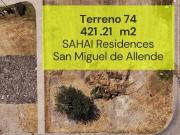 Terreno 74 421m2 SAHAI Residences San Miguel de Allende