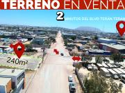 TERRENO A 2 MINUTOS DEL BULEVAR TERAN TERAN