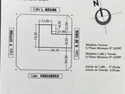 Terreno baldio limpio 424 mts2