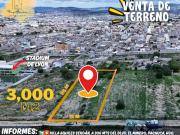 TERRENO BARATO DE 3,000 M2 EN PACHUCA