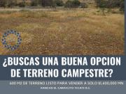 Terreno Campestre en venta en Tecate, Rancho EL Carricito