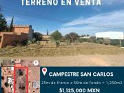 Terreno campestre en venta SAN CARLOS