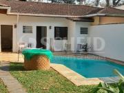 Terreno com edícula e piscina no Bolsão de Interlagos