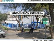 TERRENO COMERCIAL RDM EN VENTA AV. DOS DE MAYO SAN...