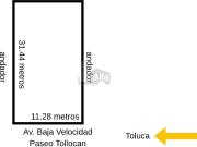 Terreno en Tollocan, tiene 3 locales al frente
