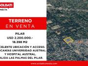 Terreno de 18.000 m2 en venta Pilar