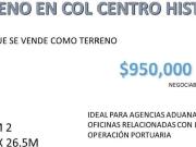 TERRENO COMERCIAL EN VENTA EN EL CENTRO DE VERACRUZ