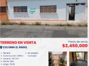 TERRENO EN COLONIA EL ÁNGEL, CERCA DE PARQUE ECOLÓGICO