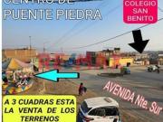 Terreno En Ocasion 106M2 En Carabayllo San Benito