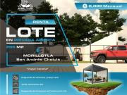 Terreno en renta en morillotla para montar eventos con orden