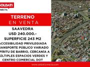 Terreno en Saavedra