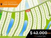 Terreno en venta 1200 mts2 Club Miralagos [FINANCIADO]