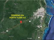 Terreno en Venta, 14,050 m2, con 112 m frente a...