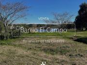 TERRENO EN VENTA, BARRIO CERRADO EL CAMPO, LOS CARDALES