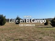 TERRENO EN VENTA, BARRIO CERRADO EL CAMPO, LOS CARDALES