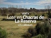 TERRENO EN VENTA, BARRIO PRIVADO CHACRAS DE LA RESERVA,...