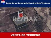 TERRENO EN VENTA CERCA DEL CLUB DE GOLF LA ESMERALDA TECAMAC
