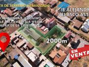 TERRENO en VENTA de 2000m2 San JerónimoA media cuadra de...