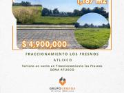 Terreno en Venta en Atlixco Centro, Fraccionamiento los...