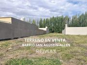 TERRENO EN VENTA EN BARRIO SAN AGUSTIN ALLEN