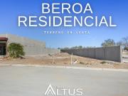 TERRENO EN VENTA EN BEROA RESIDENCIAL