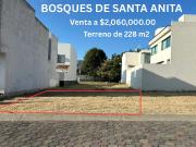 TERRENO EN VENTA EN BOSQUES DE SANTA ANITA