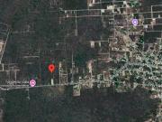 Terreno en venta en esquina cerca de carretera en...