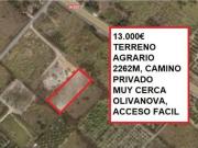 Terreno en Venta en Oliva