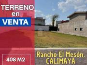 Terreno en Venta en Rancho El Mesón,Calimaya Estado de...