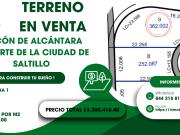 Terreno en Venta en Rincón de Alcántara, Saltillo