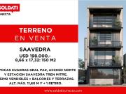 Terreno en venta en Saavedra, atrás del DOT, Coca Cola y...