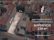 Terreno en venta en San Andrés Atenco, Tlalnepantla de...