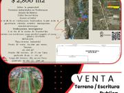 Terreno en venta en Santa Maria Caliacac, Teoloyucan, México