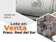 Terreno en VENTA FRACCIONAMIENTO REAL DEL SUR