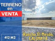 Terreno habitacional en Venta en Rancho El Mesón, Calimaya