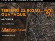 TERRENO INDUSTRIAL EN ALQUILER 25.803M2 VÍA PERIMETRAL