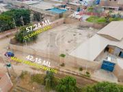 Terreno Industrial en Esquina y Plano en Urb. Chacracerro