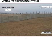 TERRENO INDUSTRIAL EN VENTA PUNTA NEGRA 100,000 M2 KM....