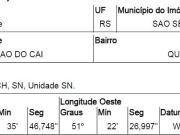 Terreno / Lote para Venda em São Sebastião do Caí/RS...