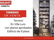 Terreno para edificio de departamentos en Venta Villa...