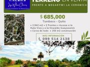 Terreno Plano 2.942 m² – 2 Frentes – Zona de Alta...