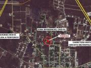 Terreno Residencial Cholul 2,100 m2 30m x 67m