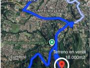 Terreno / Solar en venta Cumbayá, Provincia de Pichincha