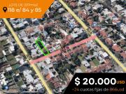 Terreno venta 337mts2 totales Villa Elvira [FINANCIADO]