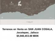 TERRENOS EN VENTA EN SAN JUAN COSALÁ